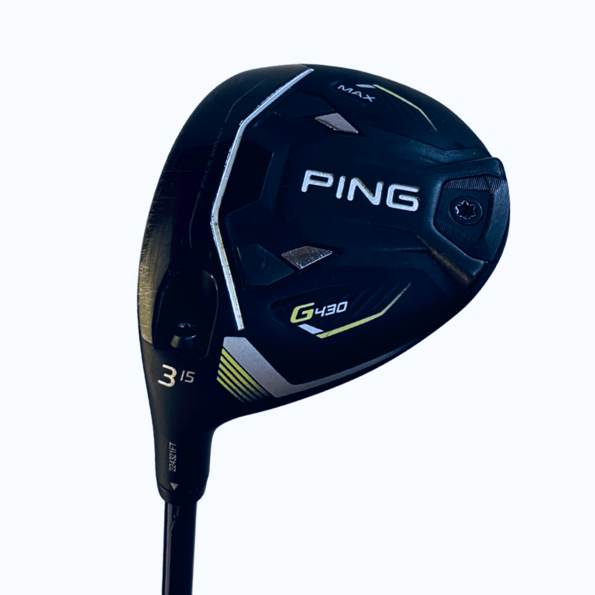 Above Average condition — Ping G430 Max fairway — like-new sole